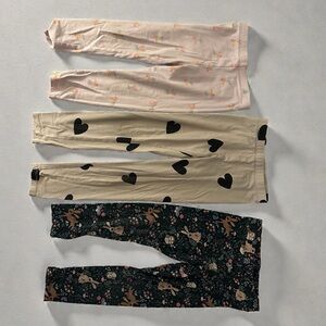 Set of Three Patterned Leggings